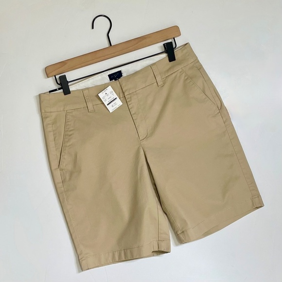 NWT!! J. CREW Factory 9” Frankie Bermuda Chino Shorts Light Khaki Preppy Size 6 - Picture 3 of 16